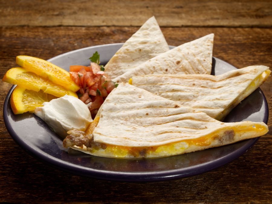 Quesadilla con Frijol