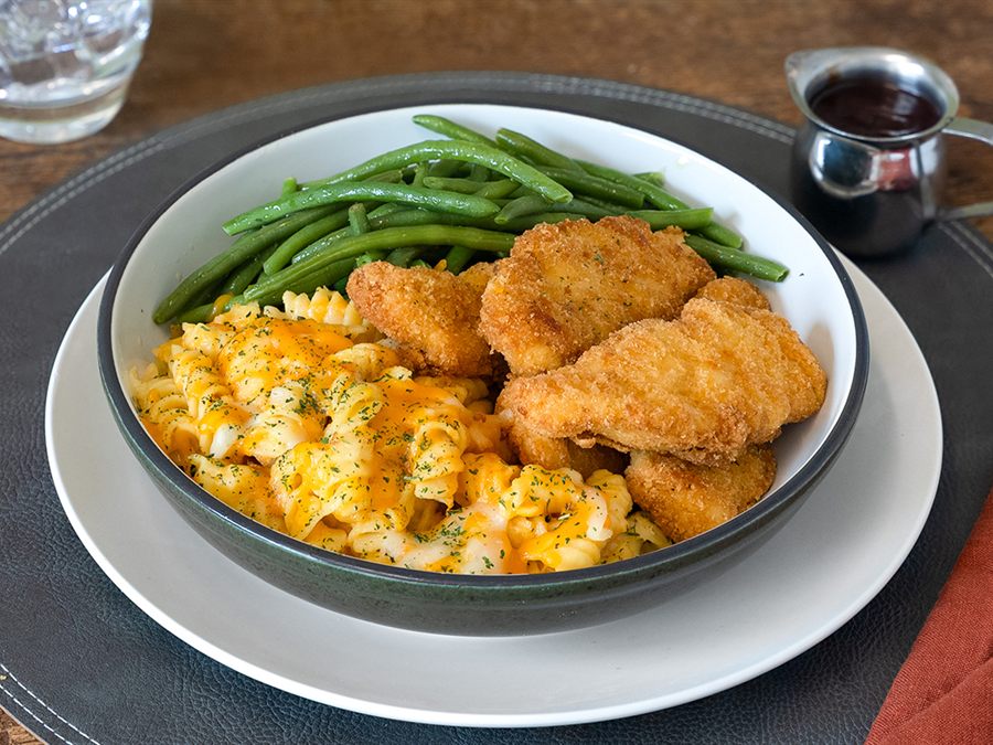 Chicken Tenders and Mac & Jack